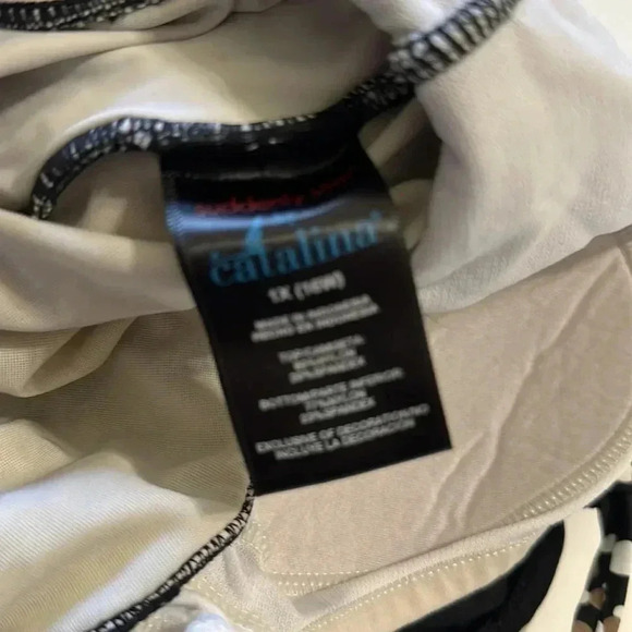 Catalina polka dot one piece swimsuit size 16w - Picture 7 of 7